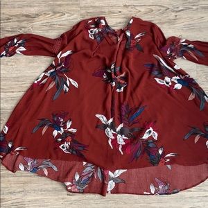 Free People long-sleeve choker dress S